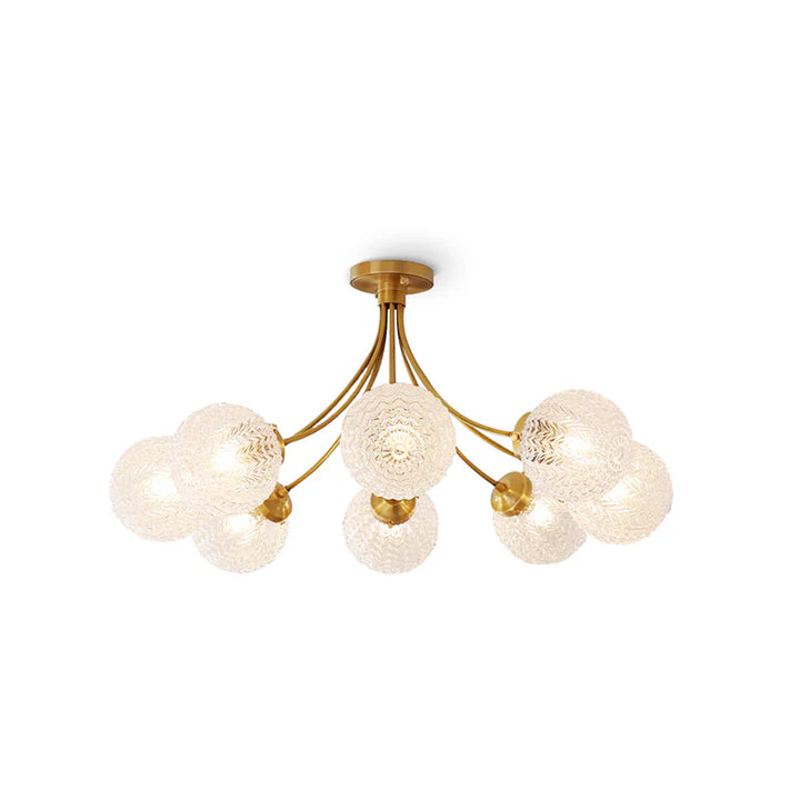 Halo Globe Glass Ceiling Light