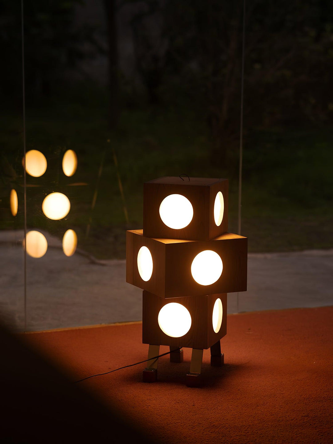 Square Robot Floor Lamp-Artelux Atelier