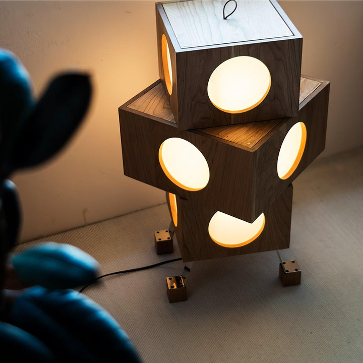 Square Robot Floor Lamp-Artelux Atelier