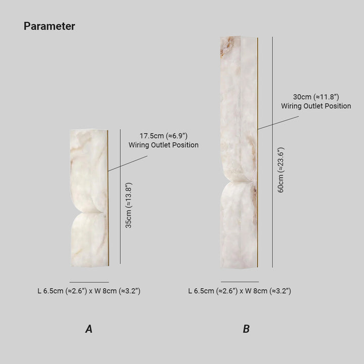 Artelux Alabaster Essence Wall Sconce