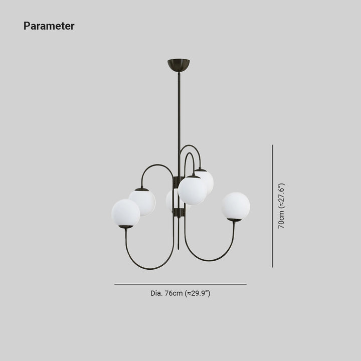 Artelux Gooseneck Chandelier