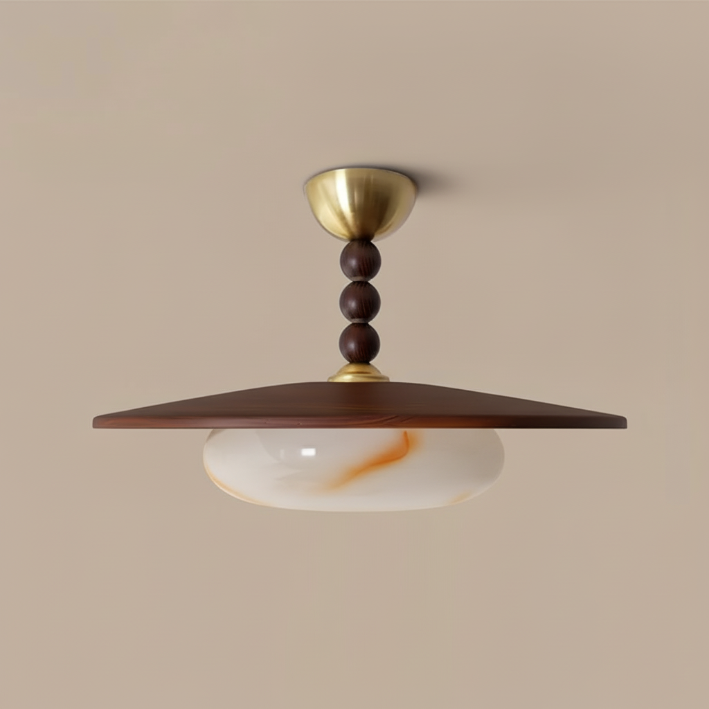 Artelux Timber Alabaster Ceiling Light