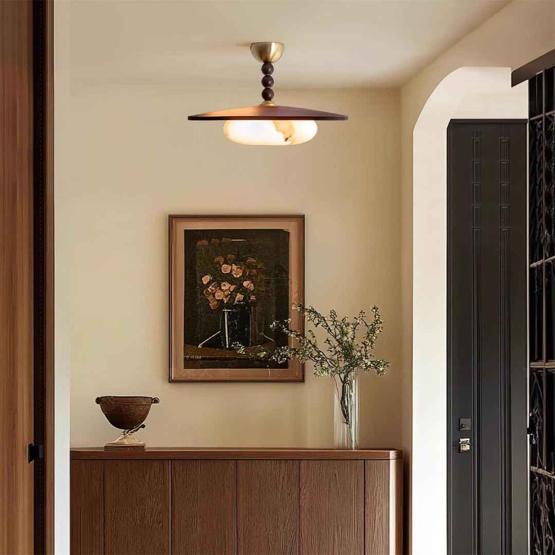 Artelux Timber Alabaster Ceiling Light
