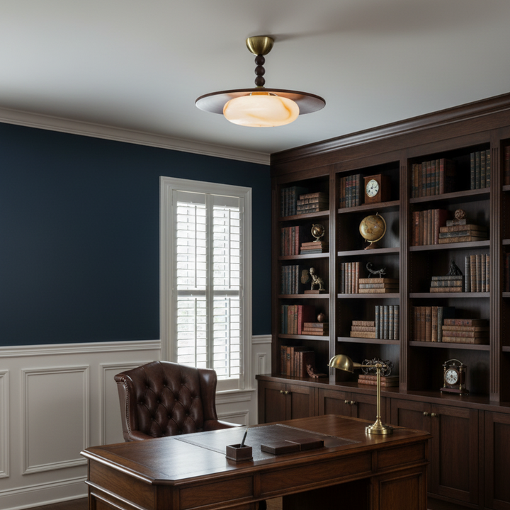 Artelux Timber Alabaster Ceiling Light