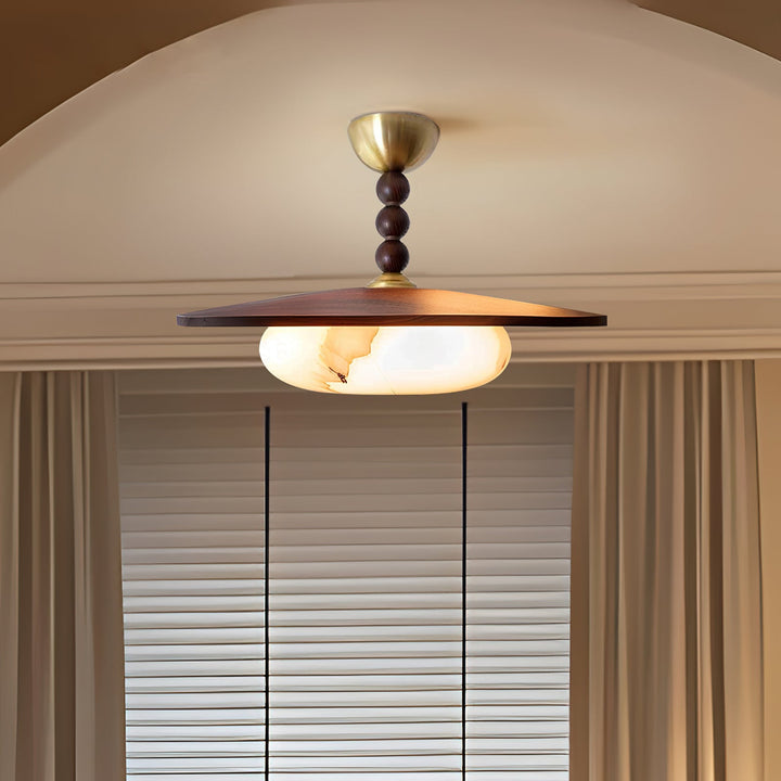 Artelux Timber Alabaster Ceiling Light