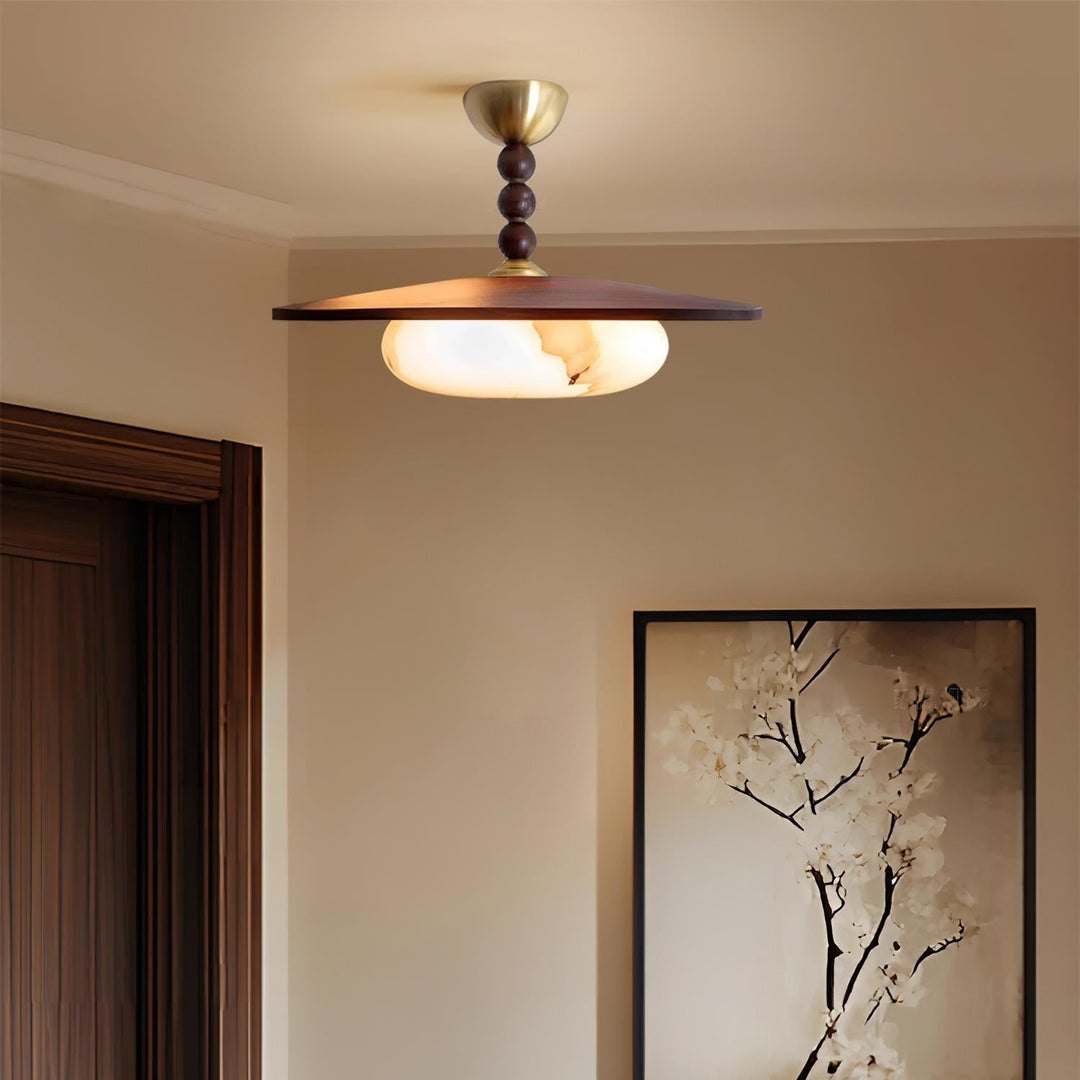 Artelux Timber Alabaster Ceiling Light