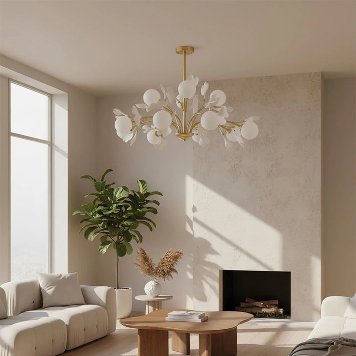 Muse Gingko Leaf Chandelier