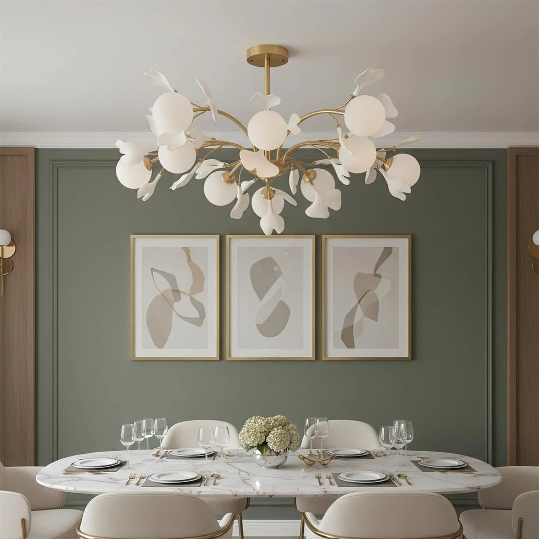 Muse Gingko Leaf Chandelier