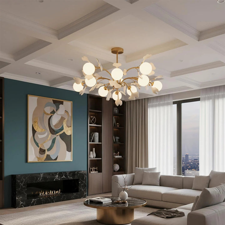 Muse Gingko Leaf Chandelier