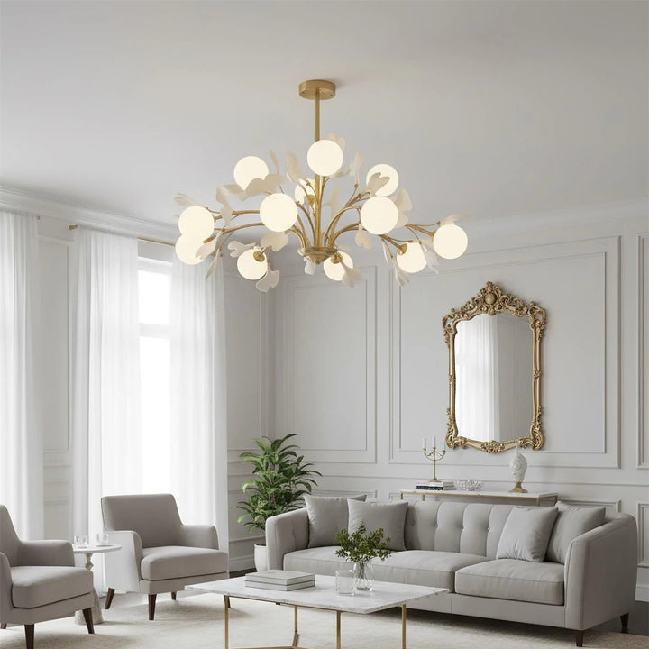 Muse Gingko Leaf Chandelier