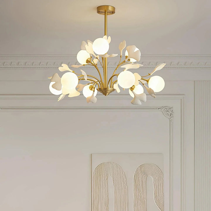 Muse Gingko Leaf Chandelier