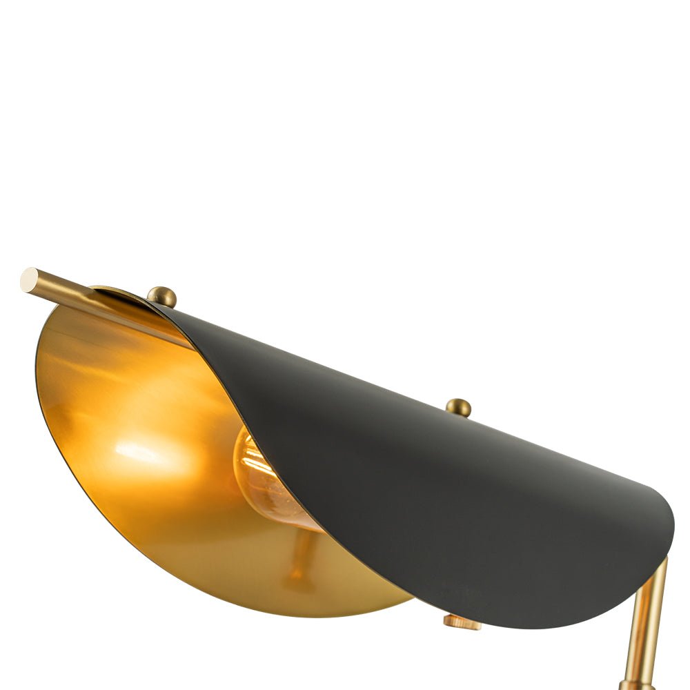 Aged Brass 1-Light Swing Arm Plug In Wall Sconce-Artelux Atelier
