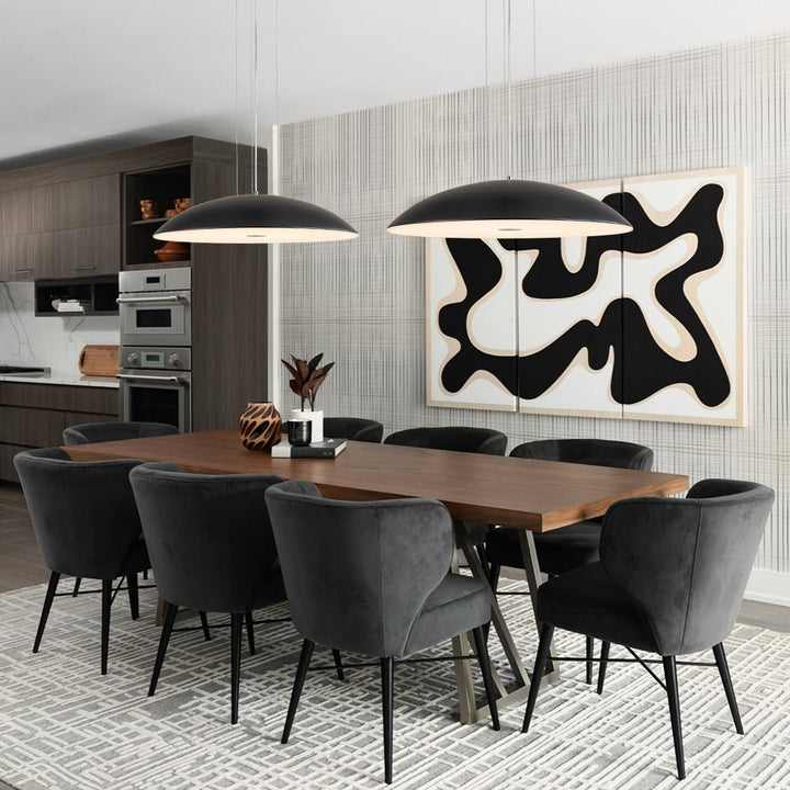 Minimalist Wide Flat Dome Dimmable LED Pendant Light-Artelux Atelier